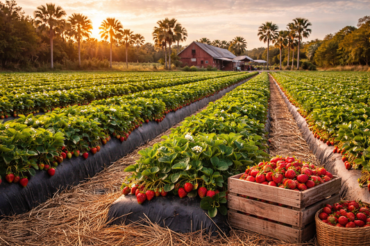 🍓Strawberry Season at the Homestead: From Plant City Fields to Our Kitchen