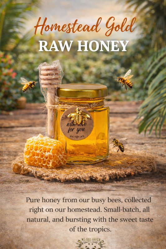 Homestead Gold Raw Honey