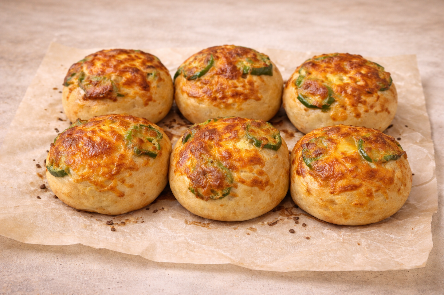 Jalapeño Cheddar Sourdough Bagels