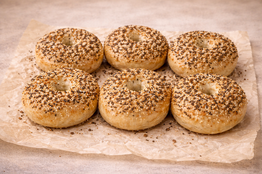 Everything Sourdough Bagels